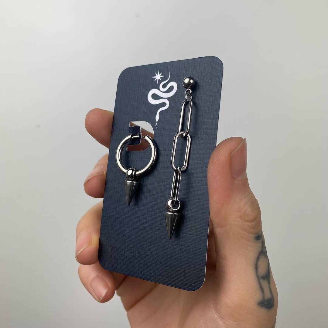 Asymmetrical set - Misc Earrings - While Odin Sleeps